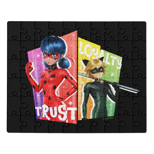Ladybug & Cat Noir | Trust & Loyalty Jigsaw Puzzle (Puzzle Horizontal)