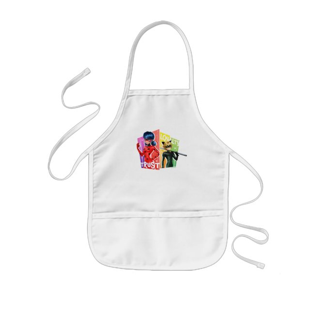 Ladybug & Cat Noir | Trust & Loyalty Kids' Apron (Front)