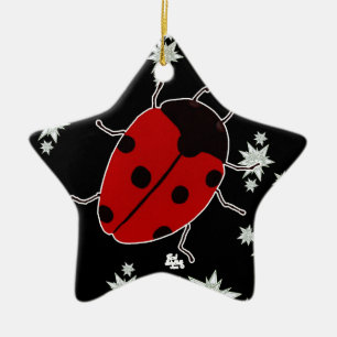 LADYBUG CERAMIC ORNAMENT