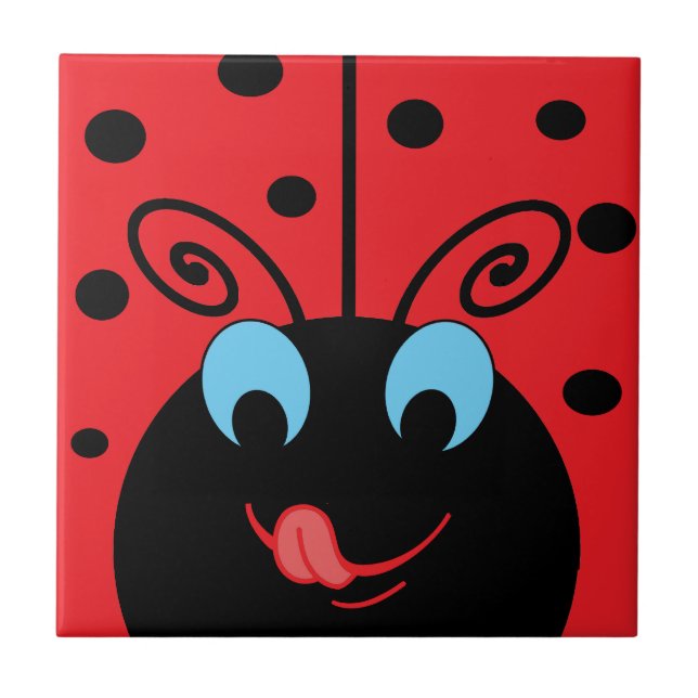 Ladybug Ceramic Tile (Front)