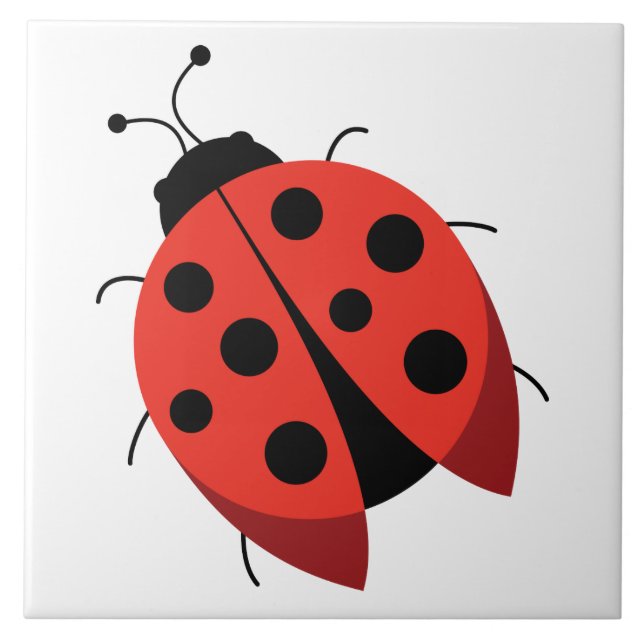 Ladybug Ceramic Tile (Front)