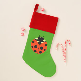 Ladybug Christmas Stocking