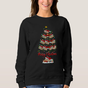 Ladybug Christmas Tree Lights  Ladybug Xmas Sweatshirt
