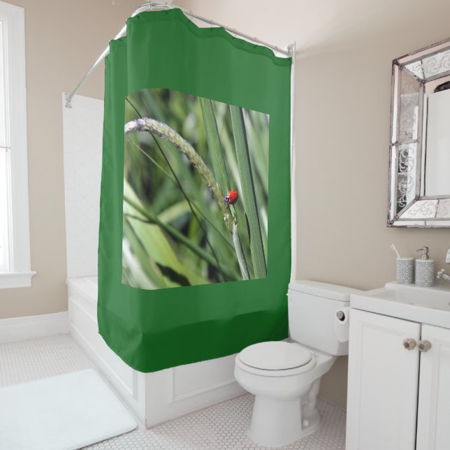 Ladybug (Coccinellidae) Shower Curtain (In Situ)