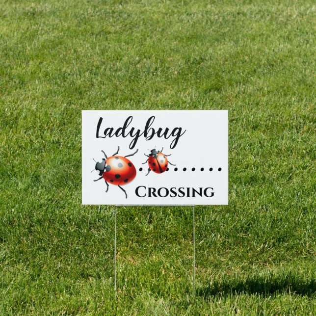 Ladybug crossing sign (Insitu)