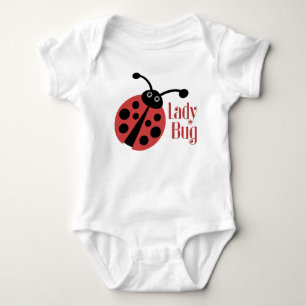 Ladybug Cute Animal Print Baby Bodysuit