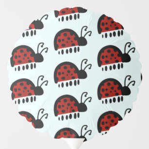 Ladybug cute illustration balloon