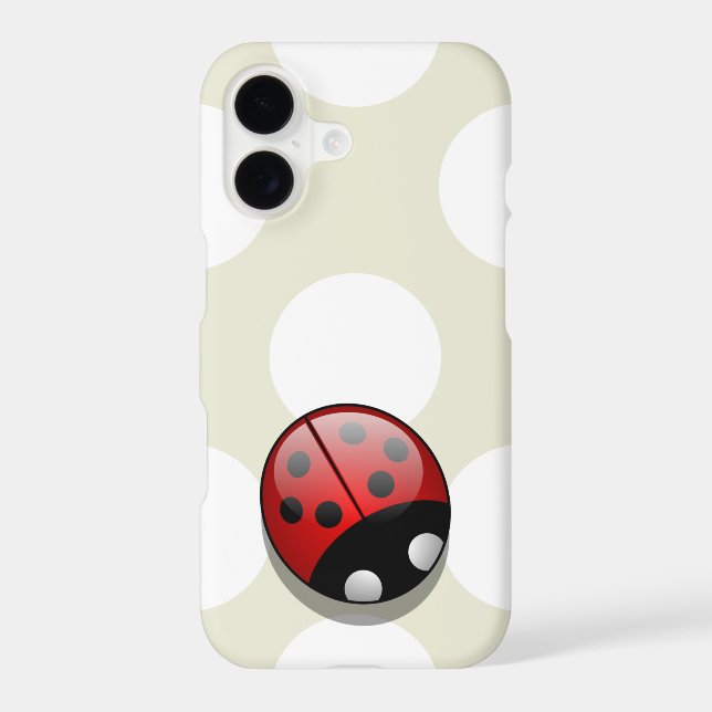 Ladybug, Cute Ladybug, Red Ladybug, Ladybird Iphone Case (Back)