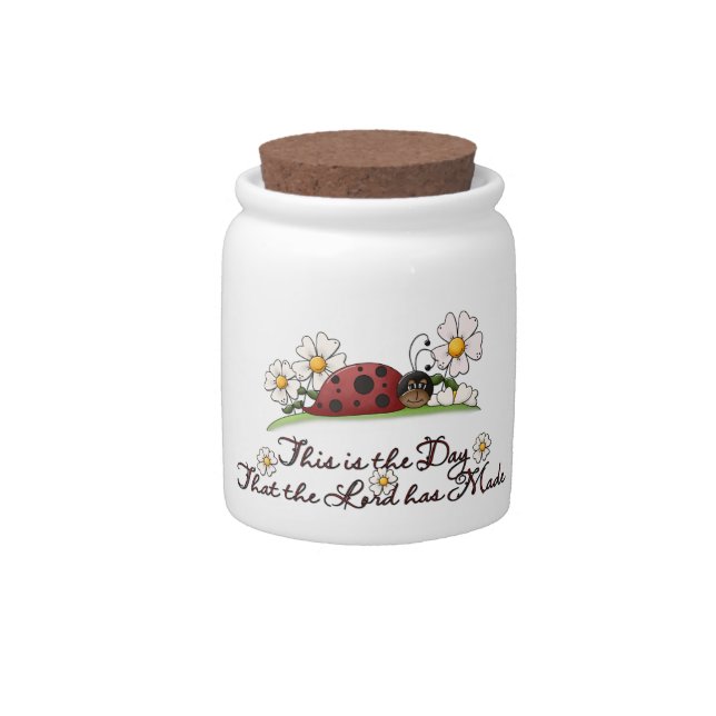 Ladybug Daisy Collectible Jars (Front)