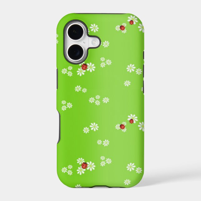 ladybug daisy iphone case (Back)