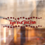 Ladybug Decal Custom Ladybug Ladybird Window Cling