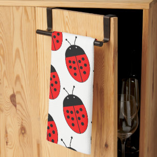 Ladybug Design Kitchen Towel