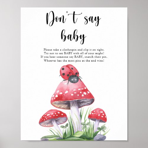 Ladybug _ Dont say baby Poster