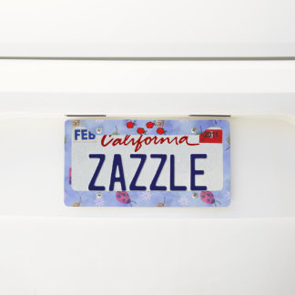 Ladybug dot beetle Office Custom Destiny Destiny'S License Plate Frame