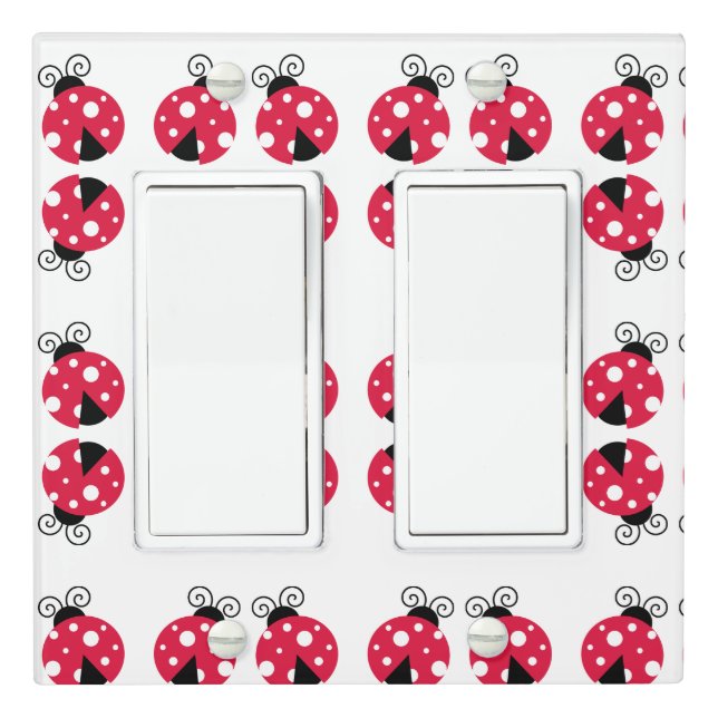 Ladybug dot beetle Office Custom Destiny Destiny'S Light Switch Cover (In Situ)