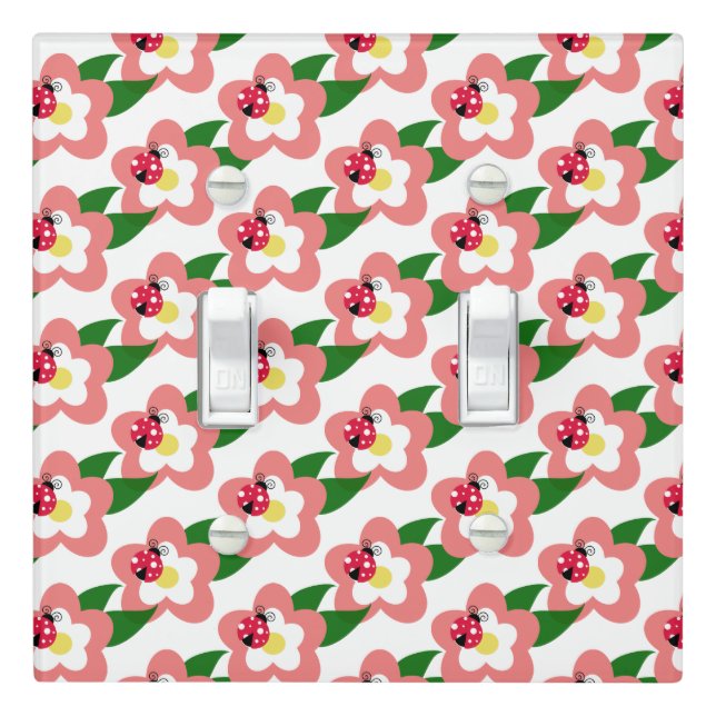 Ladybug dot beetle Office Custom Destiny Destiny'S Light Switch Cover (In Situ)