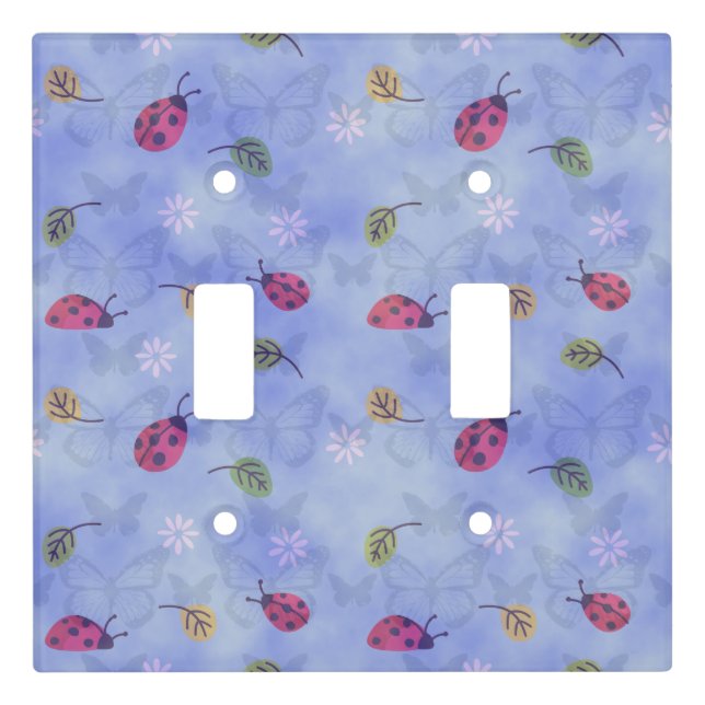 Ladybug dot beetle Office Custom Destiny Destiny'S Light Switch Cover (Front)