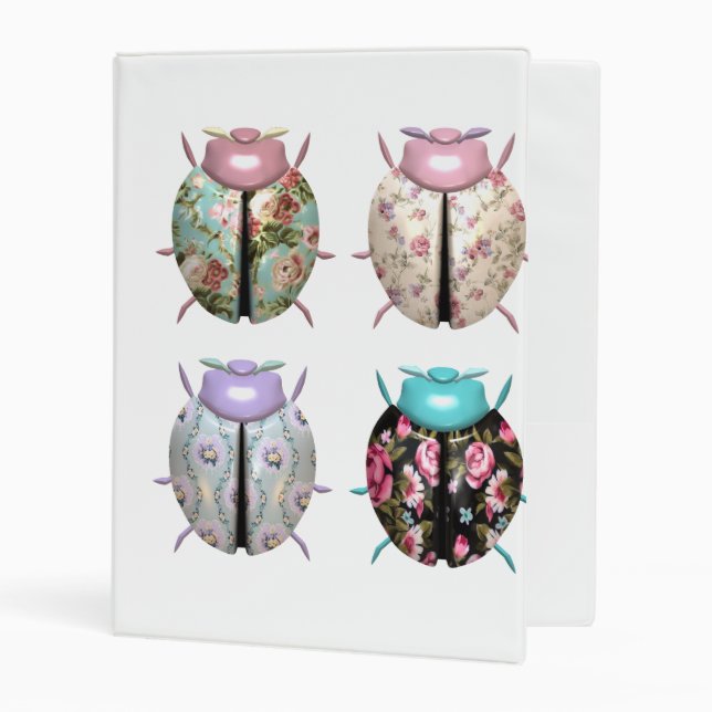 Ladybug dot beetle Office Custom Destiny Destiny'S Mini Binder (Front/Inside)