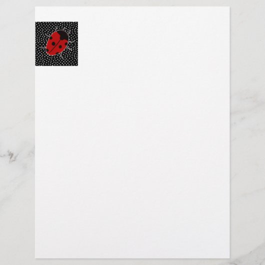 Ladybug Dot Stationary (Front)