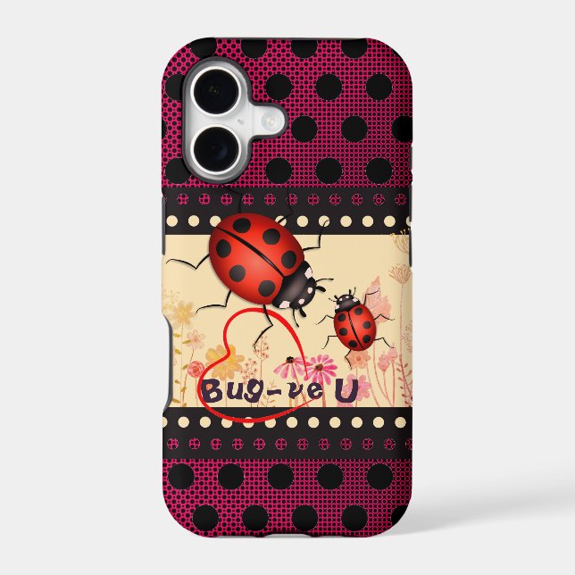 Ladybug Dots Case-Mate iPhone Case (Back)