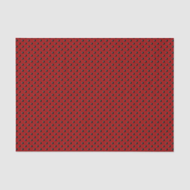 Ladybug-Dots-Red-and-Black- Tissue Paper (Front)