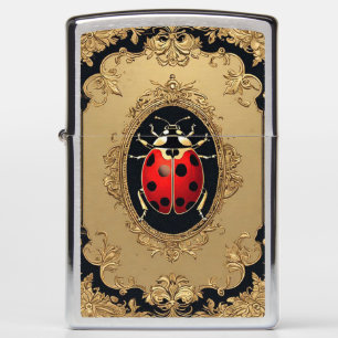 Ladybug Elegant Artistic Painting Zippo Lighter
