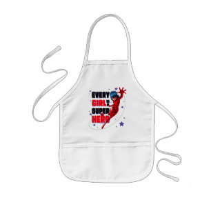 Ladybug Every Girl is a Super Hero Kids' Apron