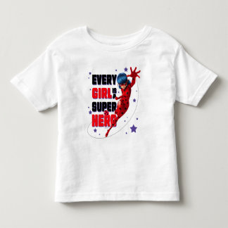 Ladybug Every Girl is a Super Hero Toddler T-shirt