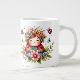 Ladybug - Extra-large coffee mug