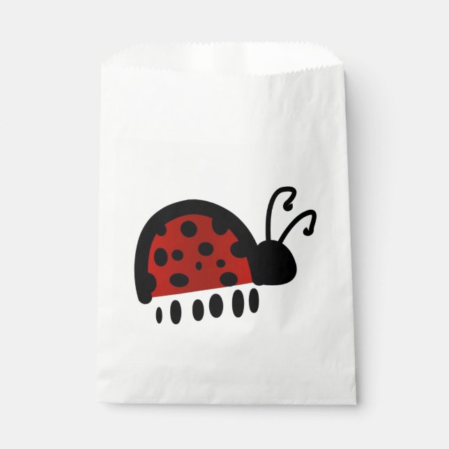 Ladybug Favor Bag (Front)