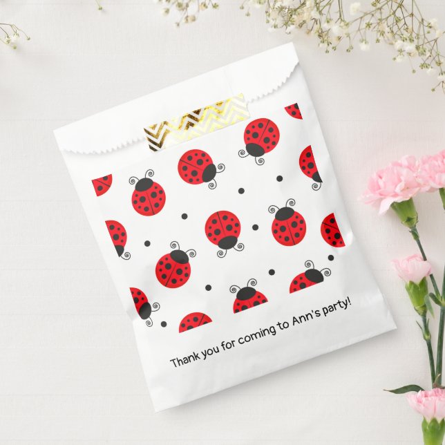 Ladybug Favor Bag (Sealed)