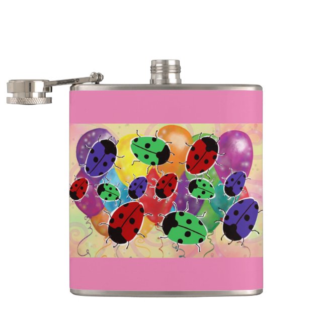 Ladybug Flask (Opened)