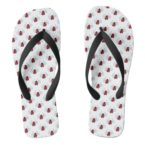 Ladybug   flip flops