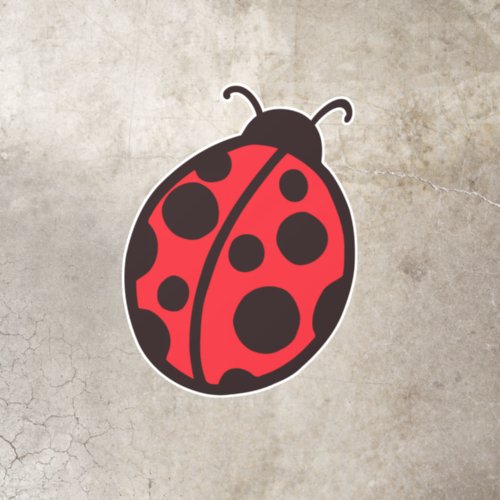 Ladybug Floor Decal Decoration 