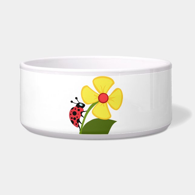 Ladybug Flower Bowl (Front)