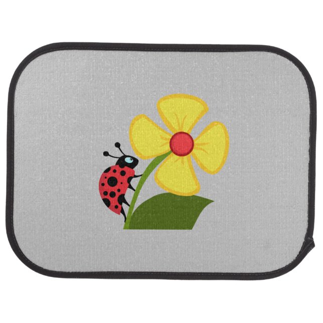 Ladybug Flower Car Mat (Rear)