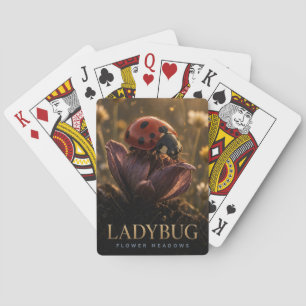 Ladybug Flower Meadows Wildlife ANIMAL Poker Cards
