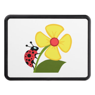 Ladybug Flower Tow Hitch Cover