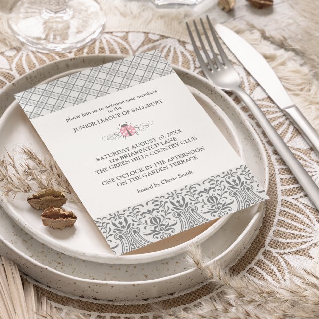 Ladybug Garden Party Invitations (Creator Uploaded)