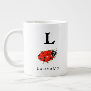 Ladybug giant coffee mug