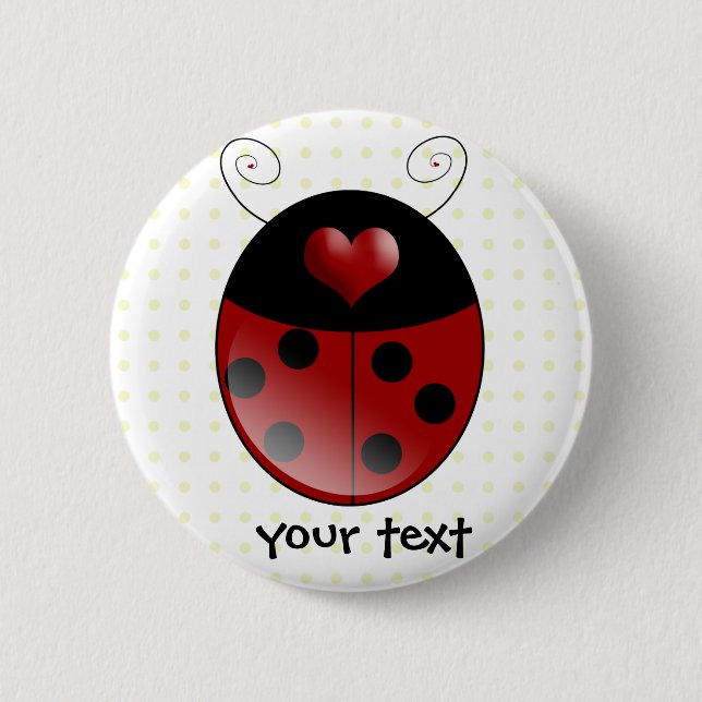 Ladybug Gifts Button (Front)
