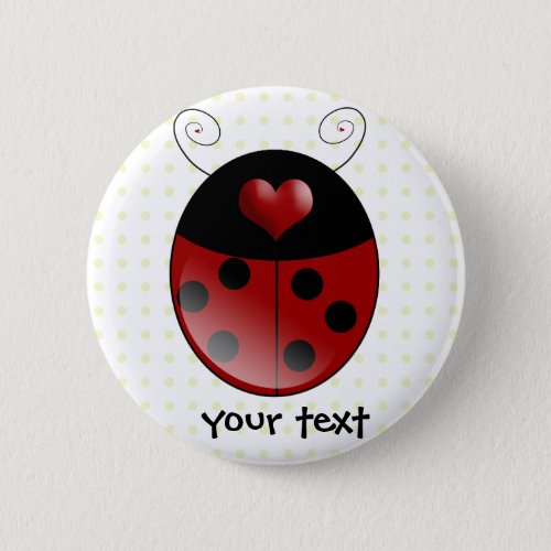 Ladybug Gifts Button