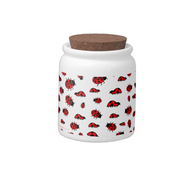 Ladybug Gifts Cute Ladybugs Images Candy Jar (Left)