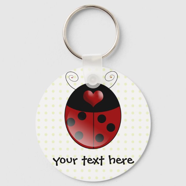 Ladybug Gifts Keychain (Front)