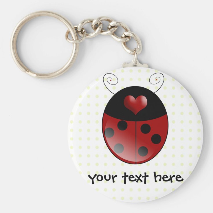 Ladybug Gifts Keychain | Zazzle