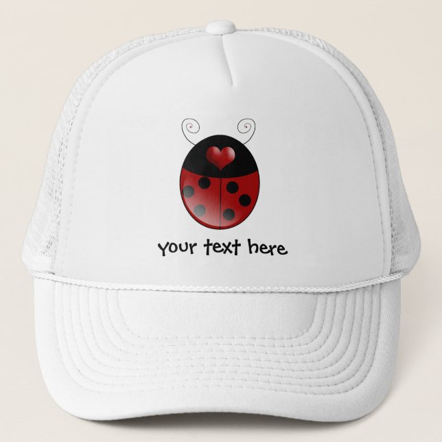 Ladybug Gifts Trucker Hat (Front)