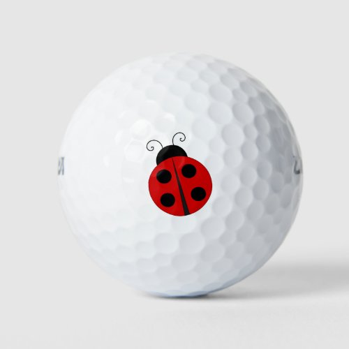Ladybug Golf Balls
