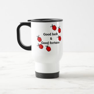LadyBUG Good Luck Fortune Family Amulet Photo Coff