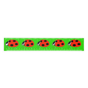 Ladybug Green Ruler