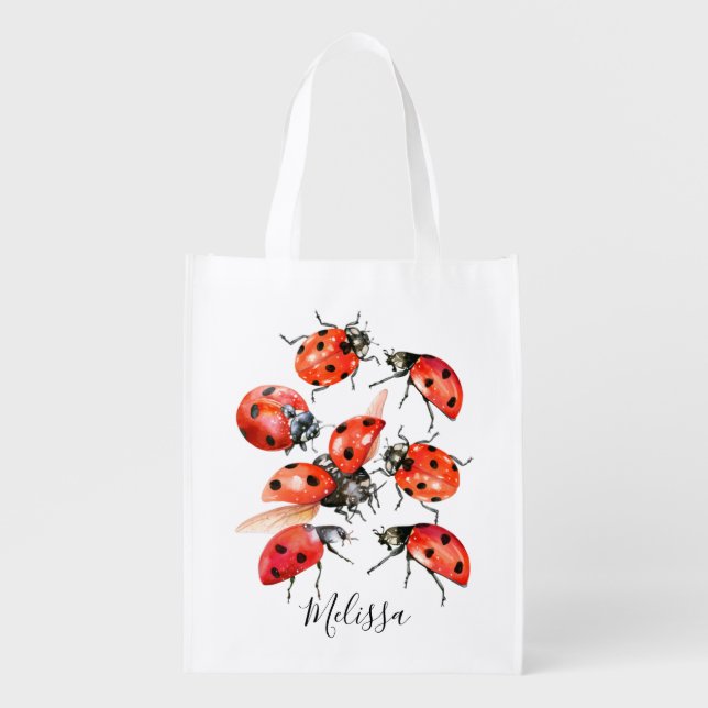 Ladybug Grocery Bag (Front)